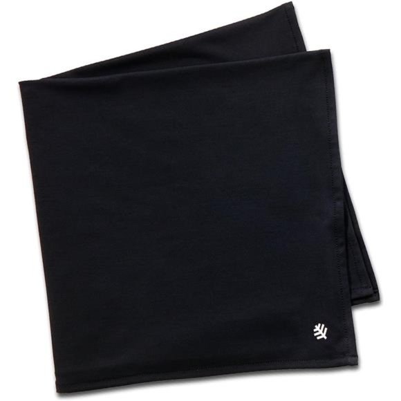 UPF 50+ Men's Women's Virasana Performance Sun Bandana Black - Picture 3 of 4